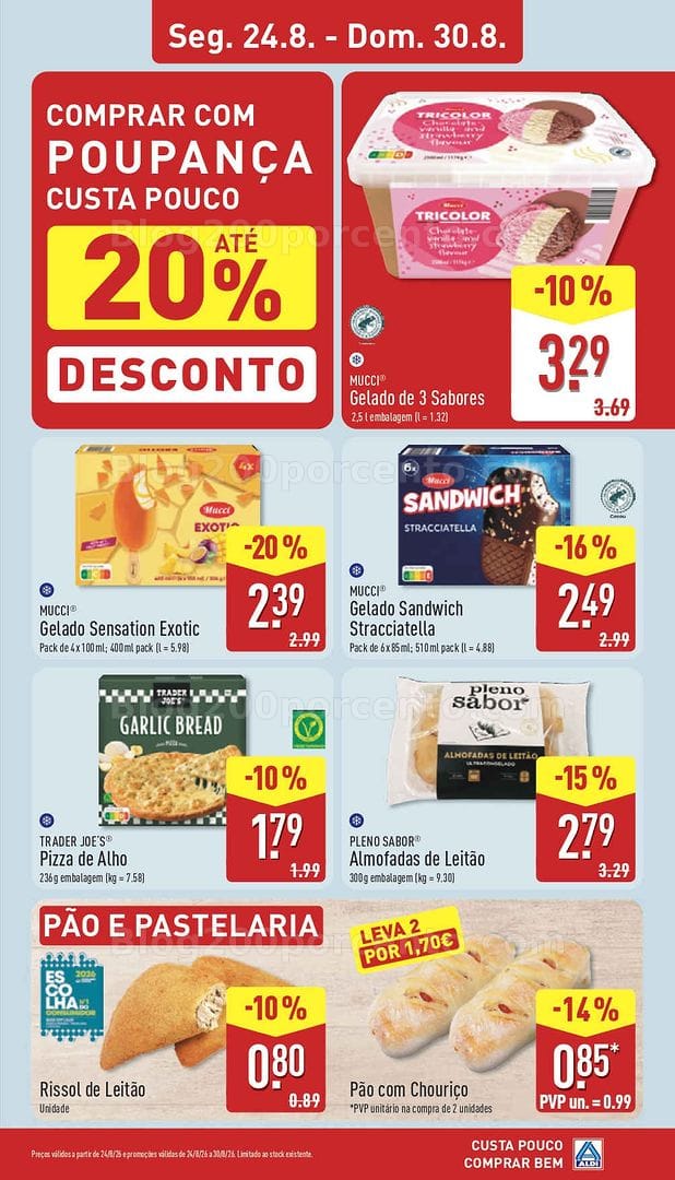Antevisão Folheto ALDI Promoções de 24 a 30 agosto